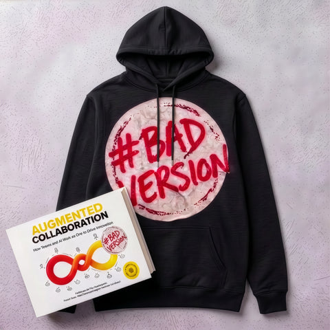 Boek + Zwarte hoodie