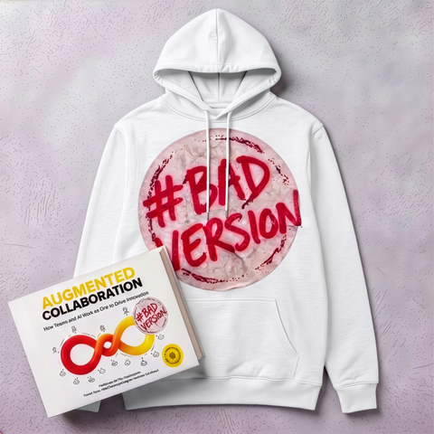 Boek + Witte hoodie