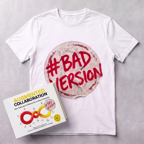 Boek + Wit T-shirt